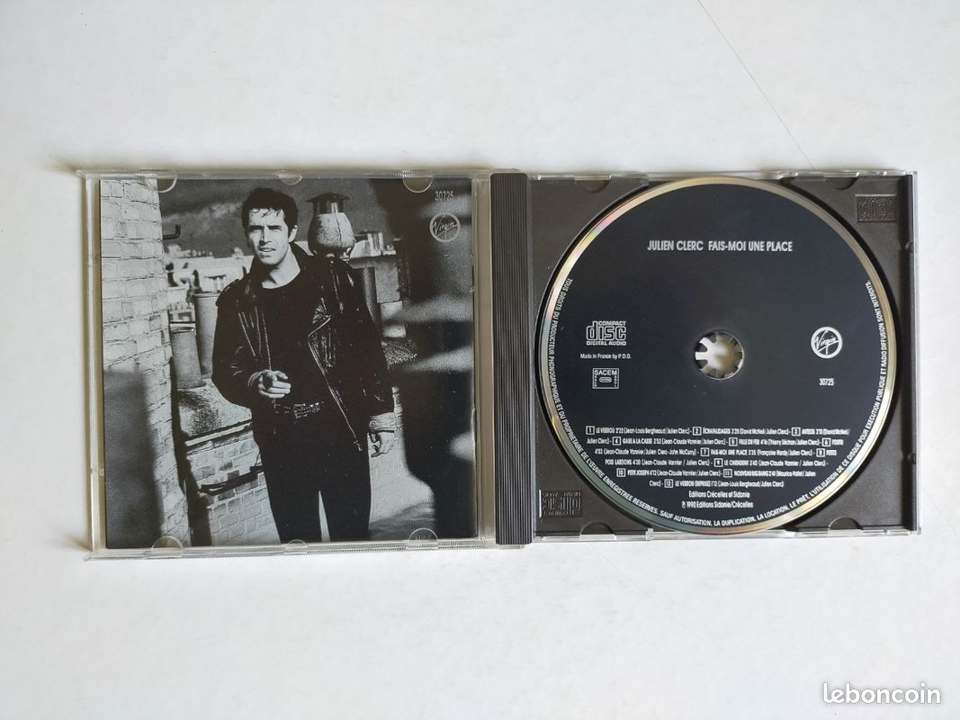 CD Fais-moi une place - Julien Clerc (image 3)