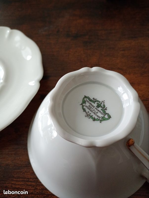 SERVICE À CAFÉ avec tasse litron - Empire - Manufacture, époque, à identifier ? EUR 189,00