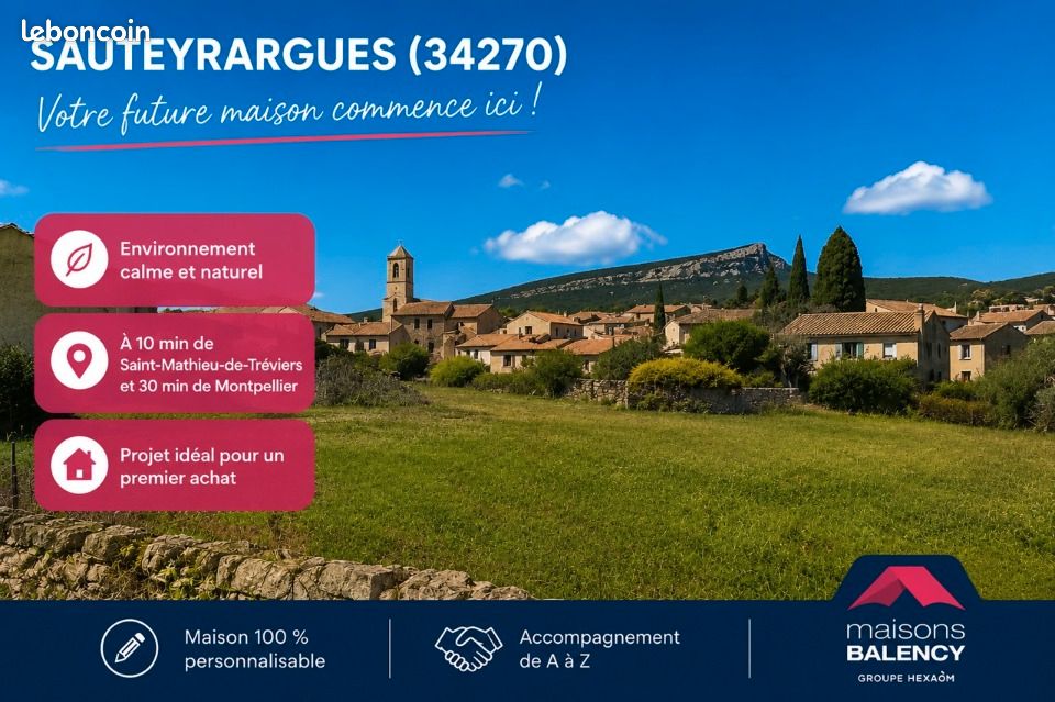Terrain 157 m² · à Sauteyrargues · 99 900 €