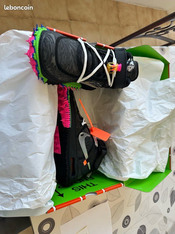 Nike Air Force 1 Mid Off-White Black (image 2)