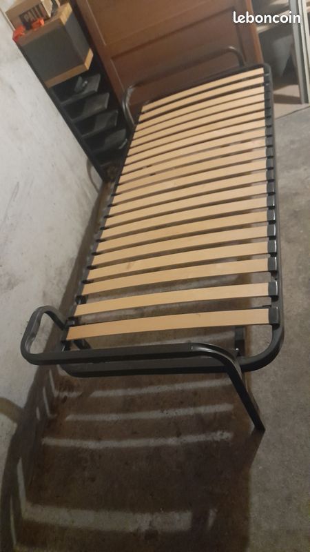 Sommier lit gigogne ou lit-banquette largeur 80cm (image 2)