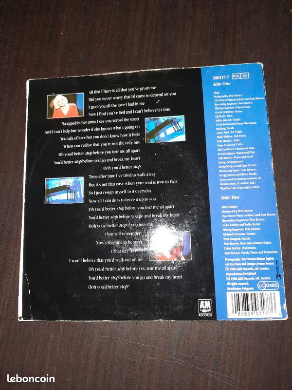 Sam brown 45 tours vinyle (image 2)