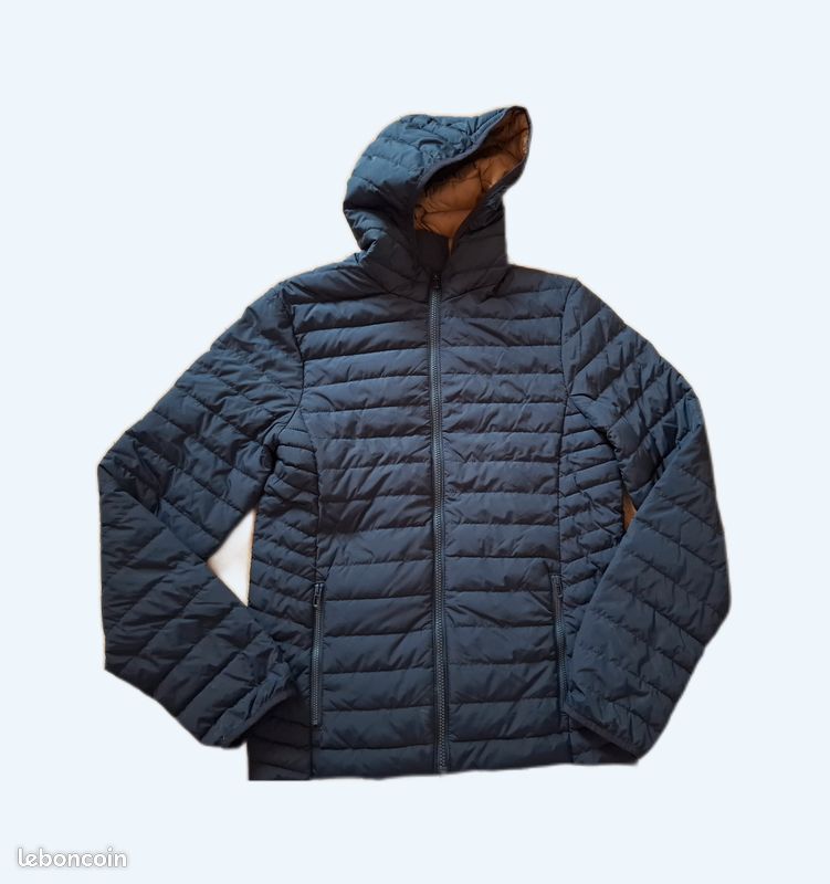 Parka Bleu Marine Manteau Hiver Homme Bonobo Veste Doudoune Homme