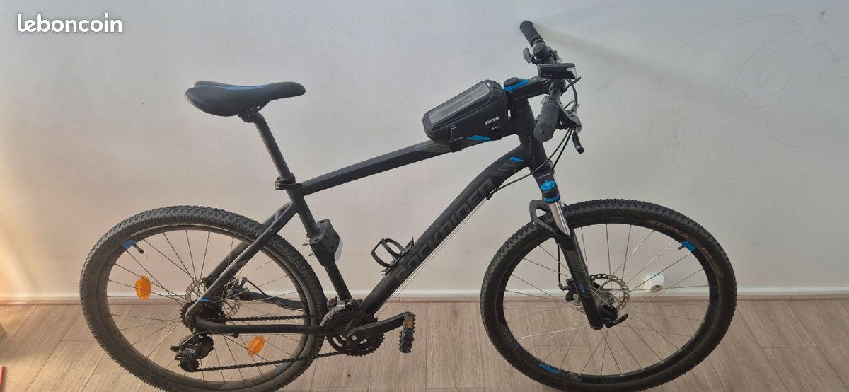 VTT Rockrider 520 avec Siège Bébé + Sacoche de cadre (image 1)