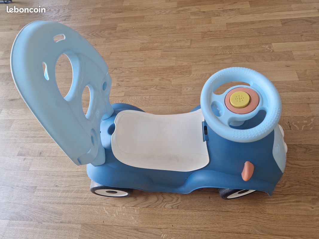Smoby Porteur Maestro Balade Bleu Evolutif en Jeux Jouets