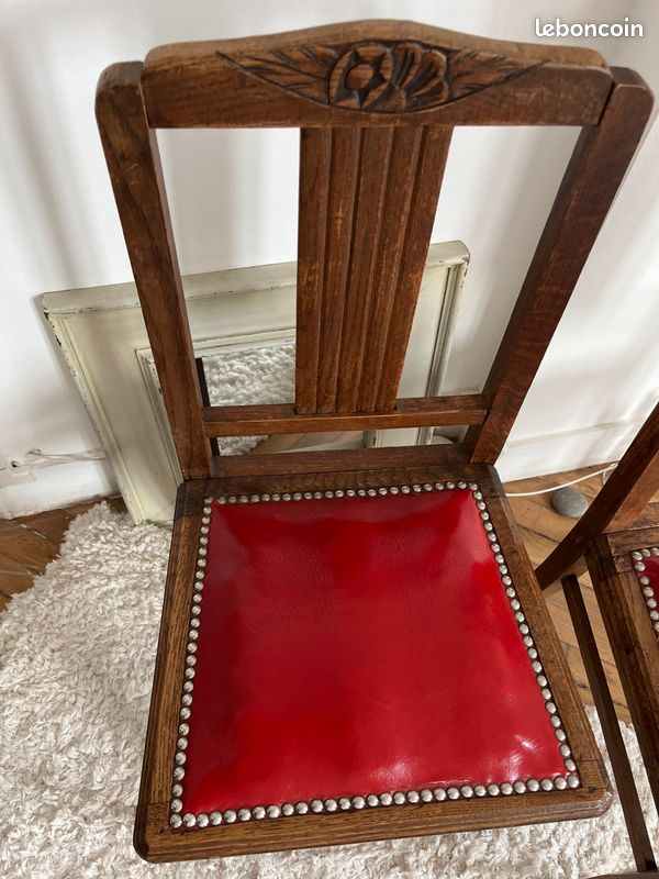 2 chaises en bois (image 7)