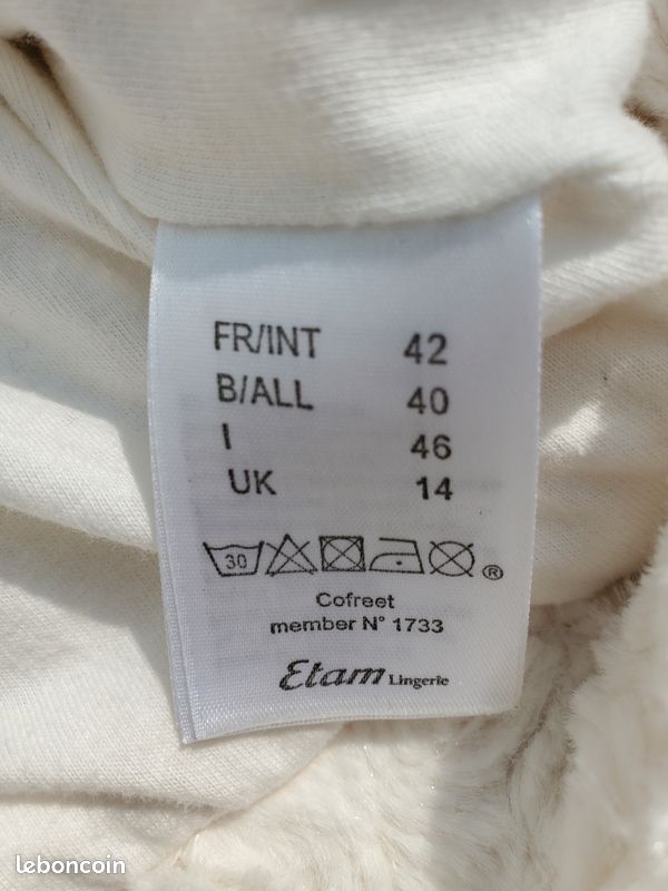 Veste de pyjama Etam 42 (image 6)