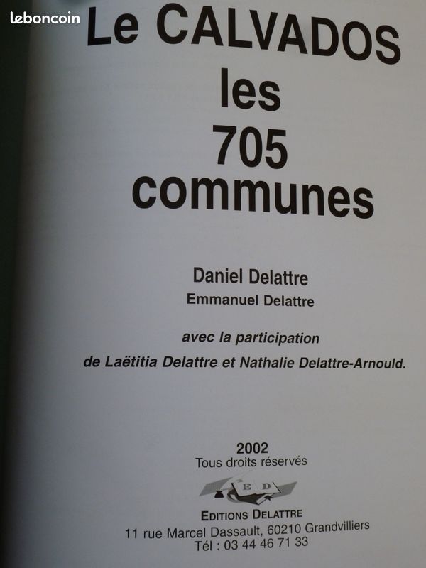 Le Calvados ...les 705 communes... 2002 (image 2)