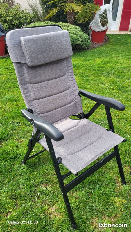 FOSTER Fauteuil de direction haut dossier, base aluminium poli, rou