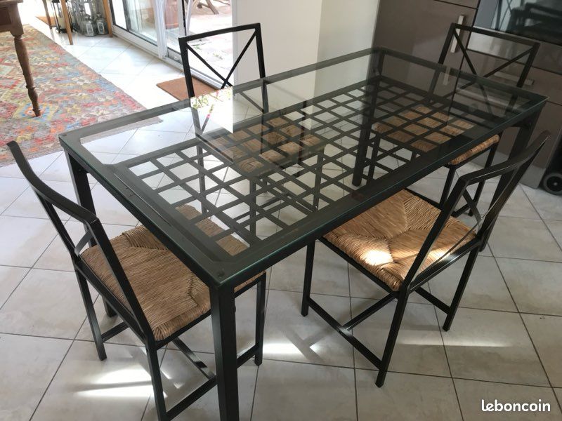 Vends table, 4chaises, table basse (image 2)