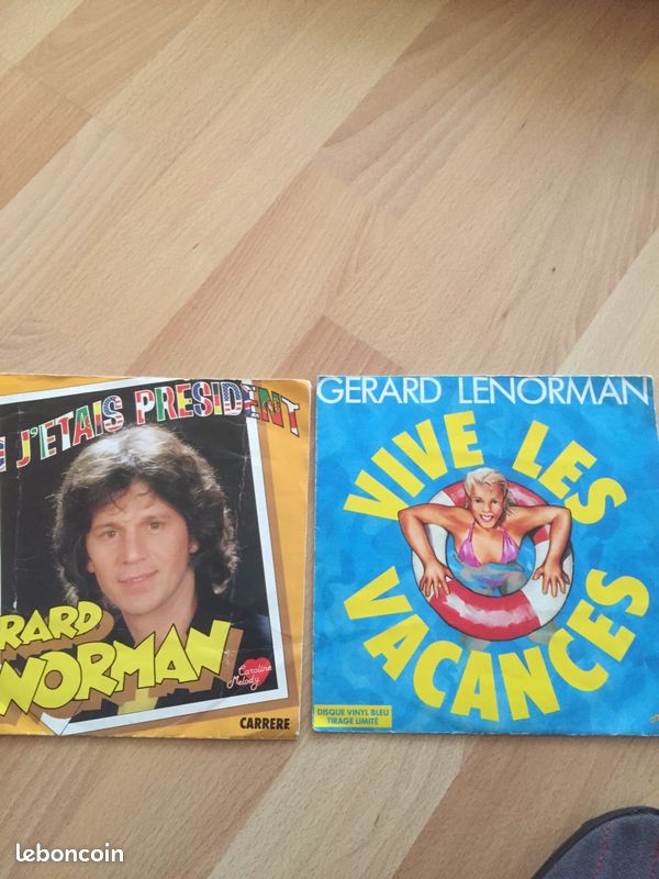 3 disques 33 tours et 2 disques 45 tours GÉRARD LENORMAND (image 5)