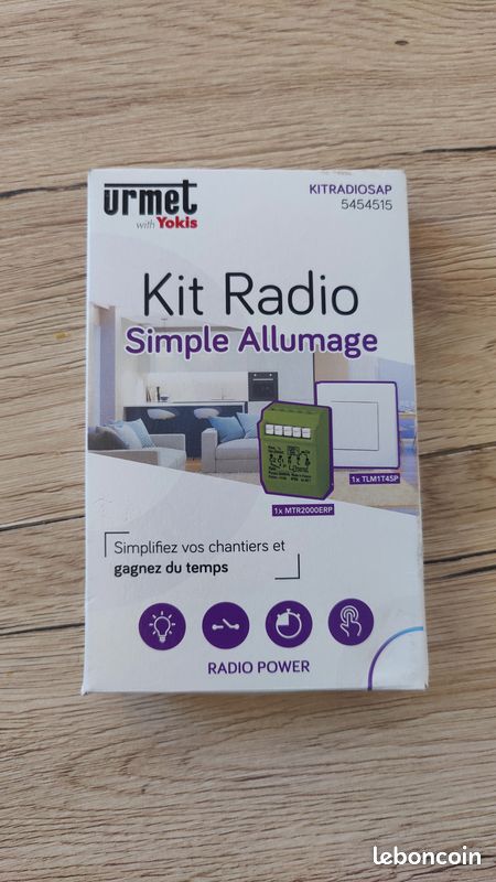Relé Radio Urmet MTR2000ERP - Control Por Radio Hasta 2000W, 230V, Función Temporizador Opcional