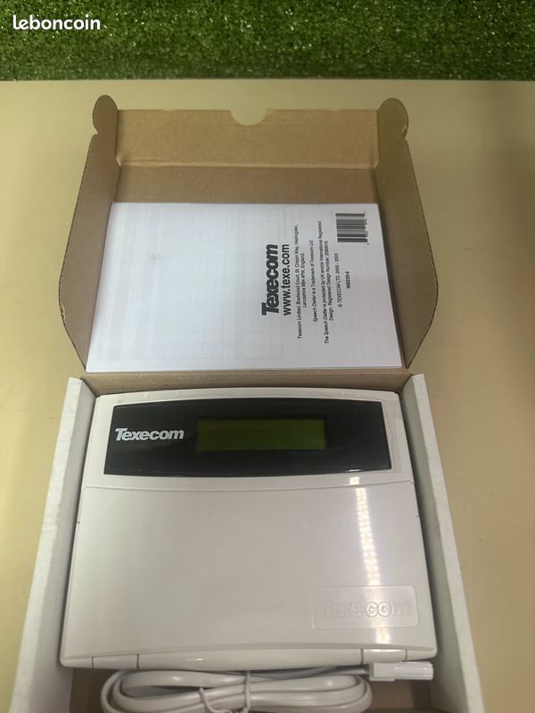 Clavier d’alarme Texecom premier LCD Neuf avec boîte (image 1)