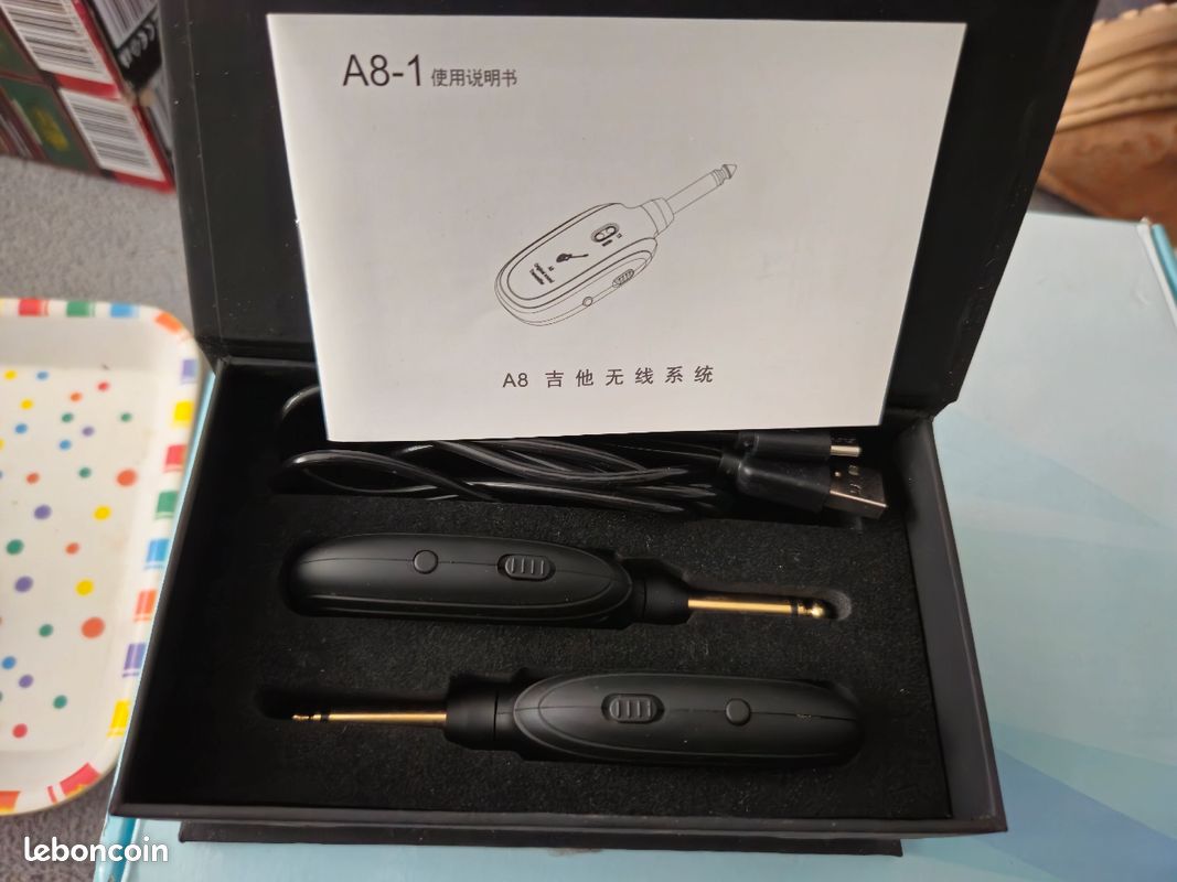 SystèMe de Guitare Sans Fil A8 éMetteur-RéCepteur Audio Sans Fil