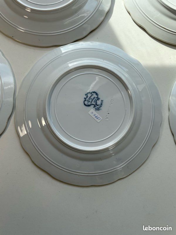 ASSIETTE A DESSERT CERAMIQUE SAINT AMAND HAMAGE ANCIENNE MOIS De MARS Xxe D 176898