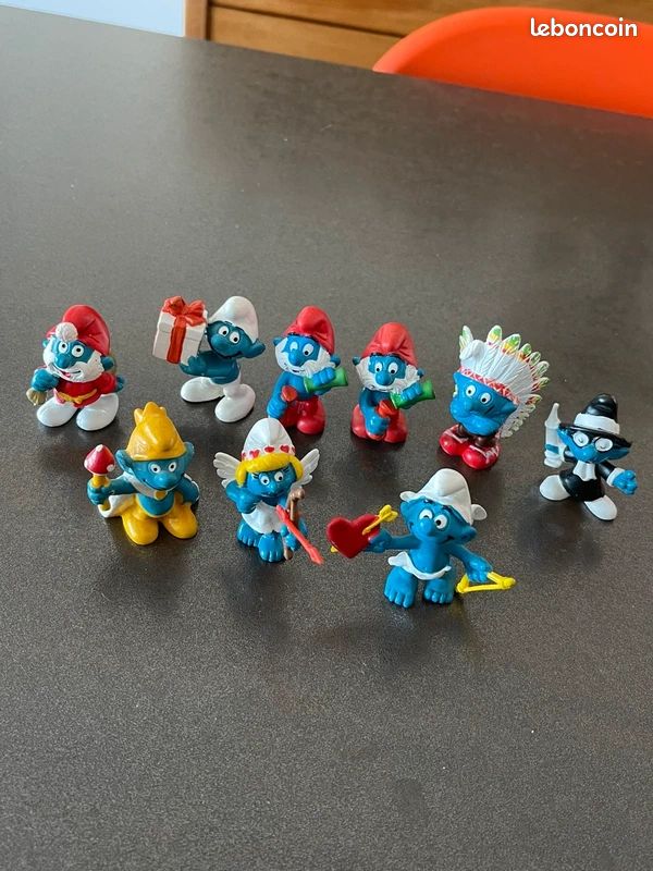 FIGURINE PEYO SCHLEICH 1982 Les Schtroumpfs- Schtroumpf gourmand EUR 4,40 - FR