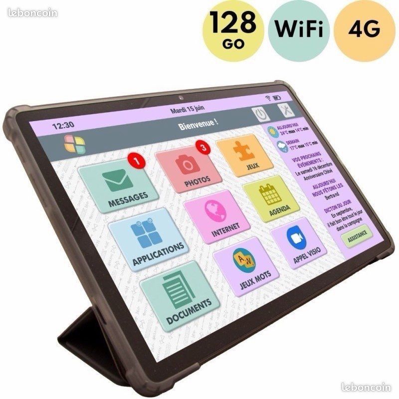 TABLETTE FACILOTAB TAB 60 CLASSIC - WIFI - 128 GO NEUVE SCELLE et SOUS EMBALLAGE I (image 1)