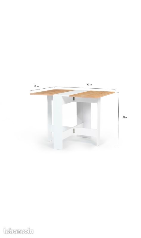 Table rectangulaire pliante (image 6)