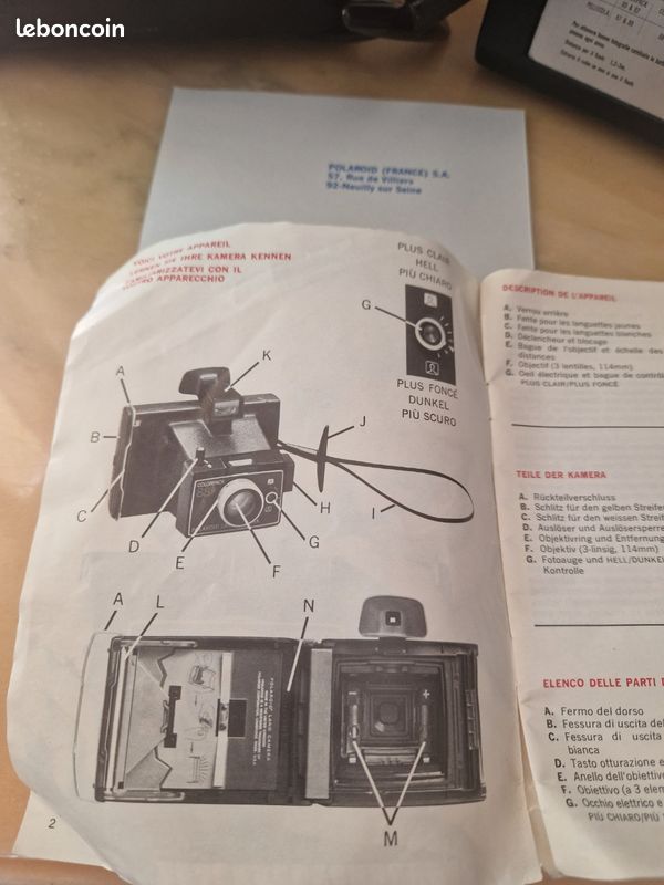 Manuel D'utilisation Polaroid Pour Appareil Compact - Occasion