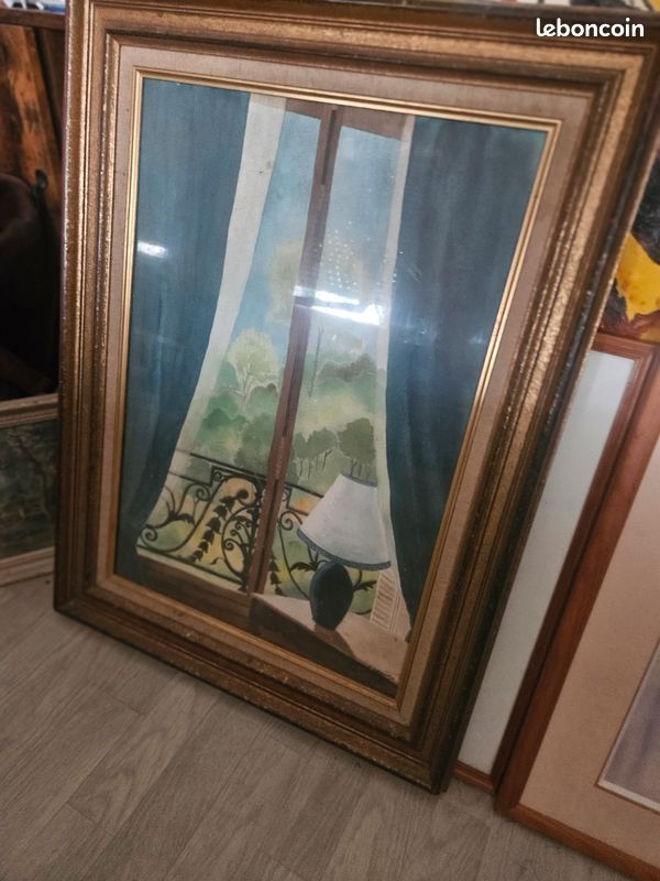 Tableau aquarelles vintage (image 1)