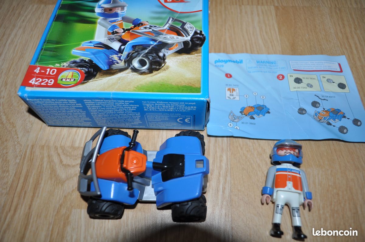 Playmobil 4229 quad de course et son pilote (image 2)