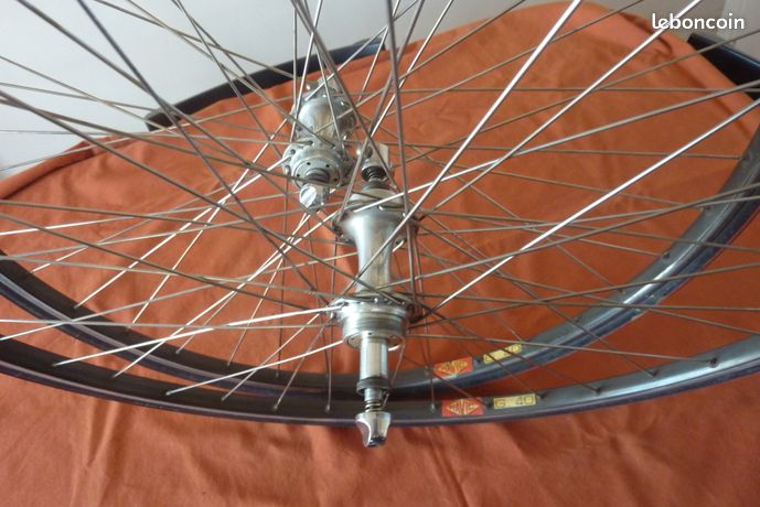 2 × Jantes MAVIC MA40 GRIS FONCÉ 700c 36S jantes à pneus R3