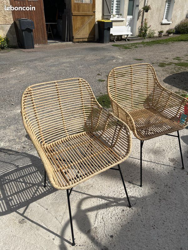 Fauteuil en rotin (meuble et design) (image 1)