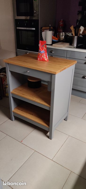 Îlot cuisine IKEA gris TORNVIKEN (image 1)