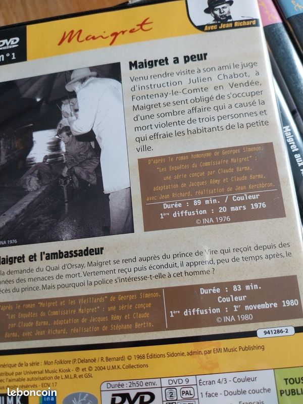 Coffret Maigret Jean Richard (image 11)