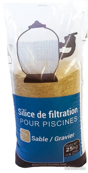 Sable Piscine Sable De Loire 25kg Sac De Sable Granulométrie 0,4 à