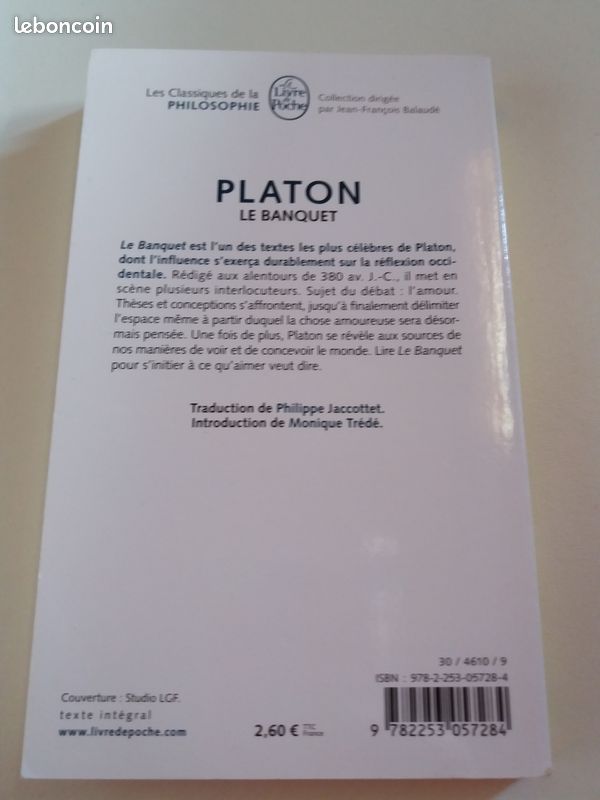 Livre "Platon, le banquet" (image 2)