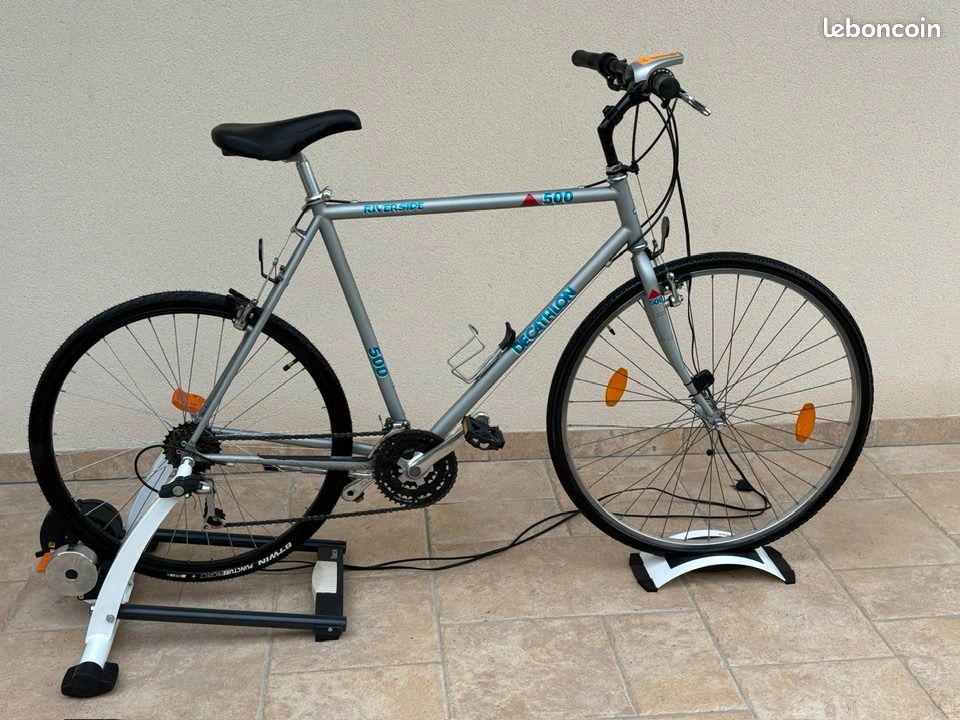 Vends home trainer tacx flow velo Vélos