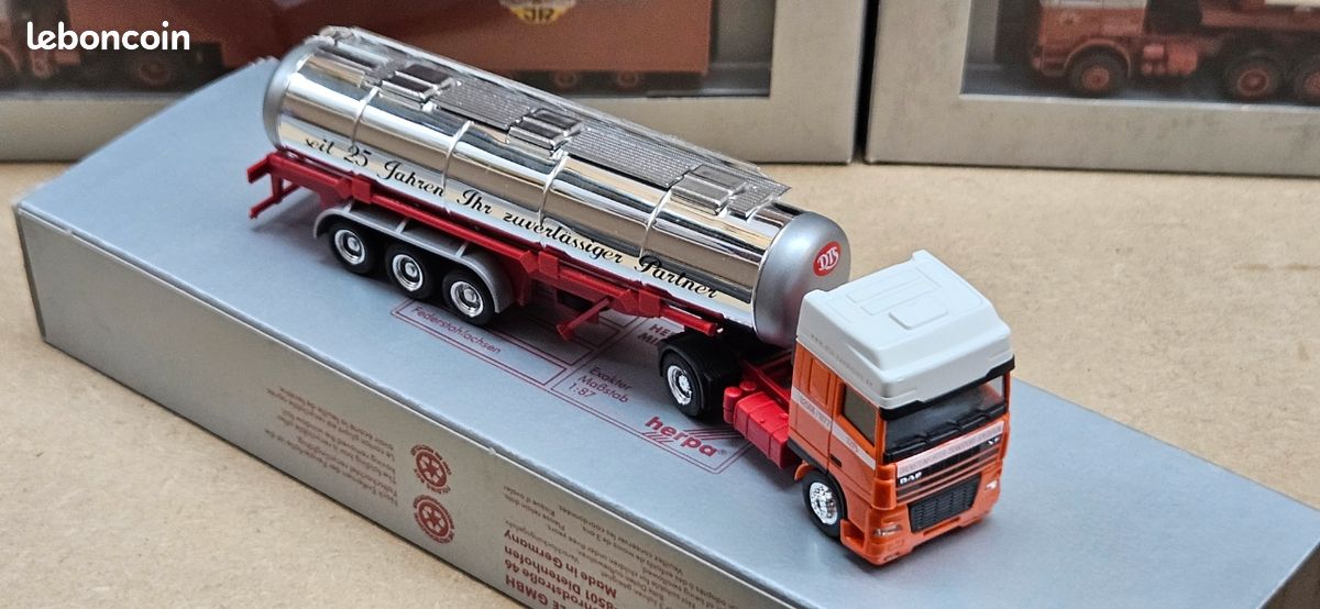 Herpa 317726 Gauge H0 DAF XF 105 Euro6 Stöffelliner semitrailer Joker Trucks