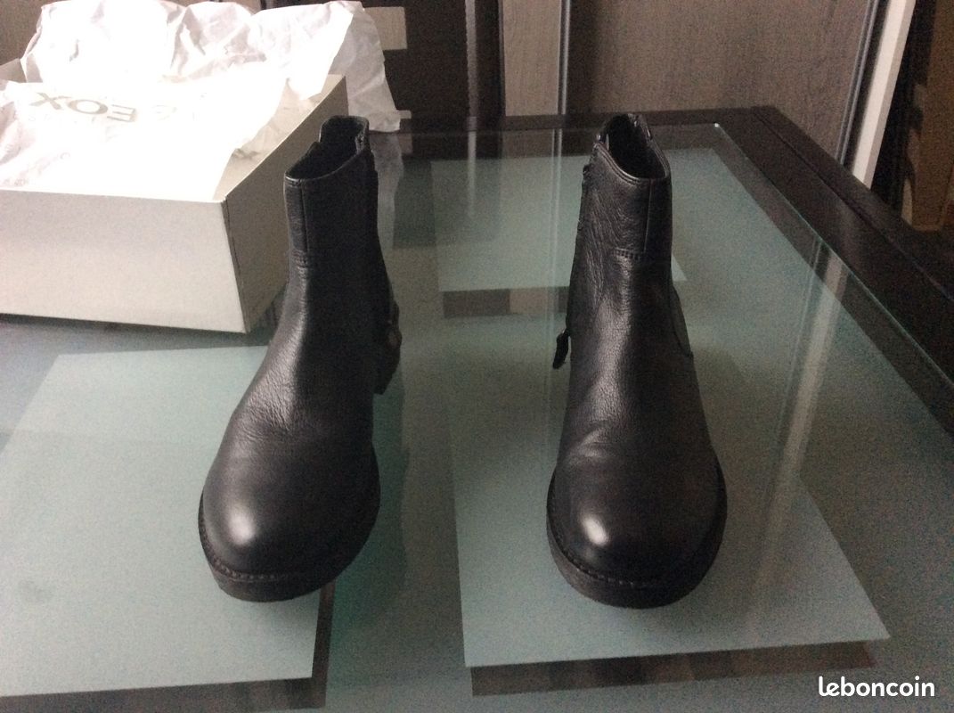 Bottines cuir Geox neuf (image 3)