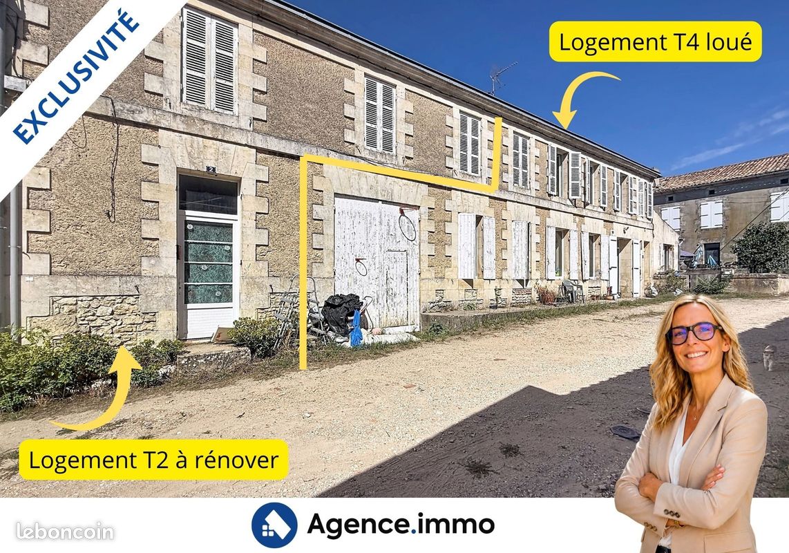 Maison 6 pièces 114 m² · à Saint-Ciers-sur-Gironde · 114 m² · 94 900 €