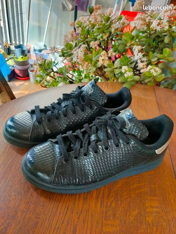 Basket Adidas Stan Smith Croco Adidas Noir Adidas Sneaker Stan
