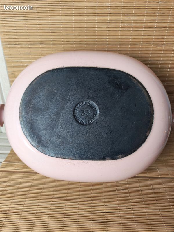 🌸 Cocotte ovale La Mama Le Creuset par Enzo Mari 33 vintage rose dégradé 🇫🇷 (image 9)