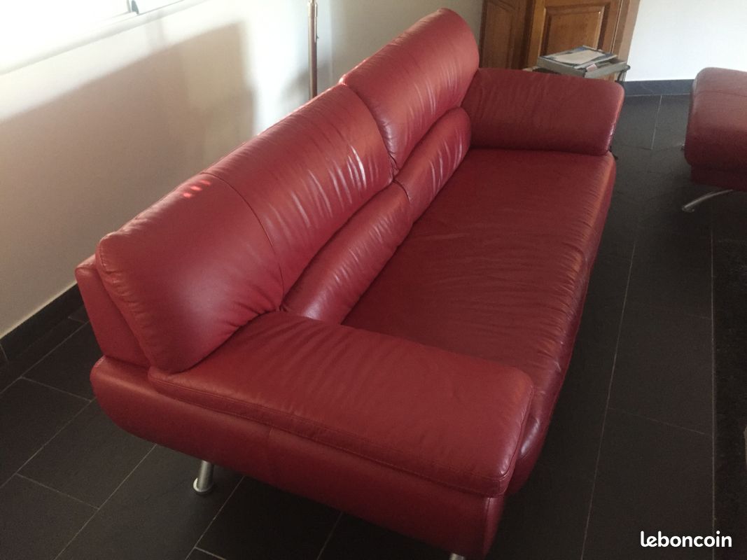 À vendre canapés en cuir (image 2)