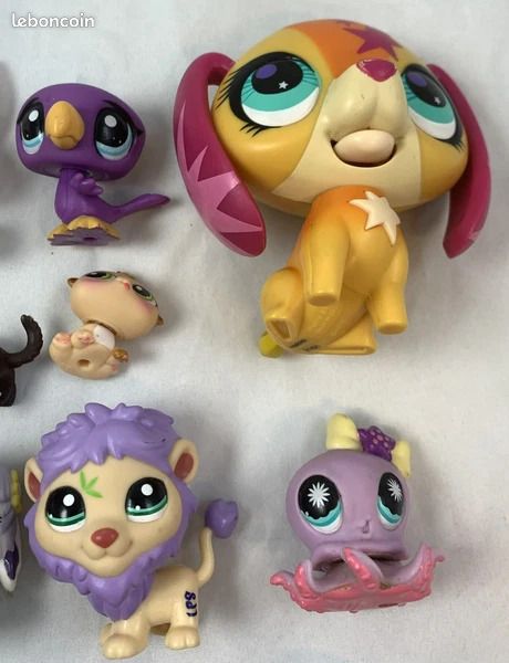 Lot n°2 de 10 figurines LITTLE PET SHOP - HASBRO - LPS -Très bon état - Jeux & Jouets