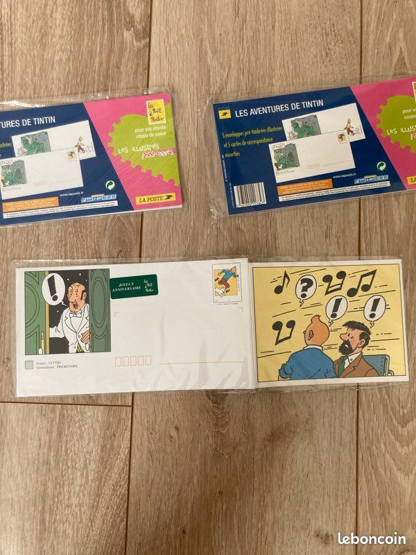 Set Collector Tintin 2002 : Timbres, Enveloppes Et Papeterie Moulinsart, Neuf