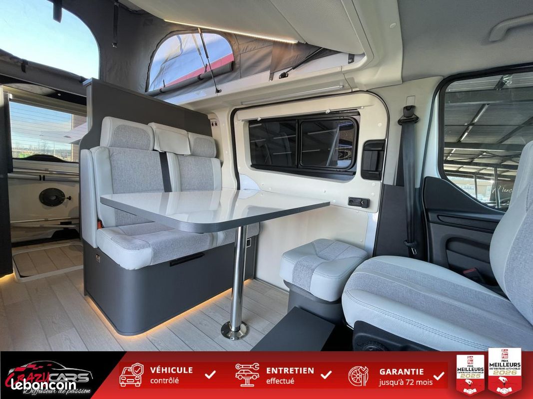 Westfalia custom nugget plus ford kelsey 2.0 ecoblue 170 - cam - camper pack - toit relevable (image 9)