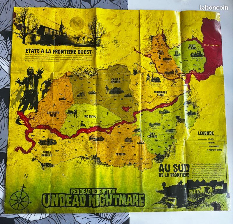 Red Dead Redemption Edition Jeu de l'Année Xbox 360 Complet Sauf Carte
