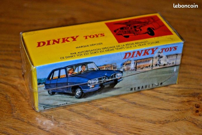 Dinky Toys N°537 Renault R16 Grise – Pneus Dunlop Nervurés, Sans Boîte