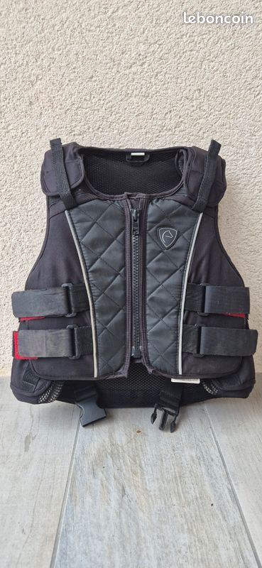 Gilet d'équitation Enfant, Gilet de sécurité pour l'équitation Professionnel en Eva Rembourré Veste D'équitation Gilet Équestre Cheval Confortable pour Garçons Filles Enfants, S