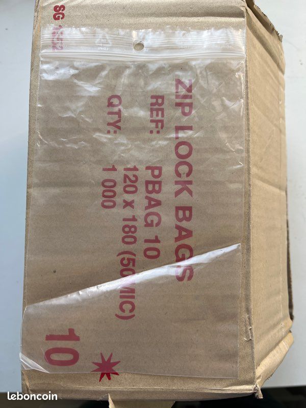 100 Sacs zip lock en plastique (image 3)