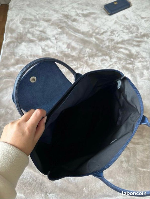 Sac Longchamp Le Pliage Club bleu marine – excellent état