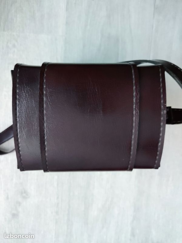 SID & VAIN Sac bandoulière Brighton Cuir véritable | Sacoche Sangle