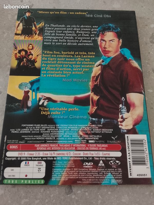 DVD Les Larmes du tigre noir wisit sasanatieng (image 2)