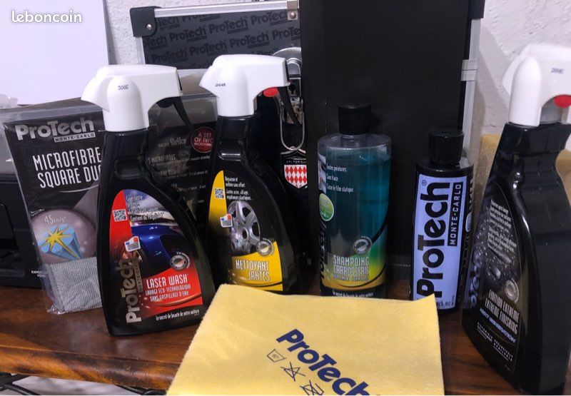 Kit De 3 Pinceaux De Nettoyage Auto ProTech - Pour Jantes, Habitacle Et Extérieur, Poils Doux Et Rigides