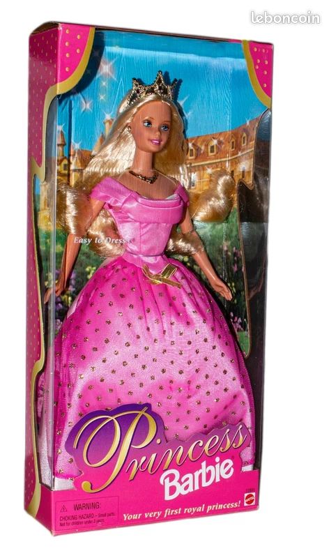 MATTEL BARBIE LE Film Président Barbie en Rose et Doré Robe Neuf Avec
